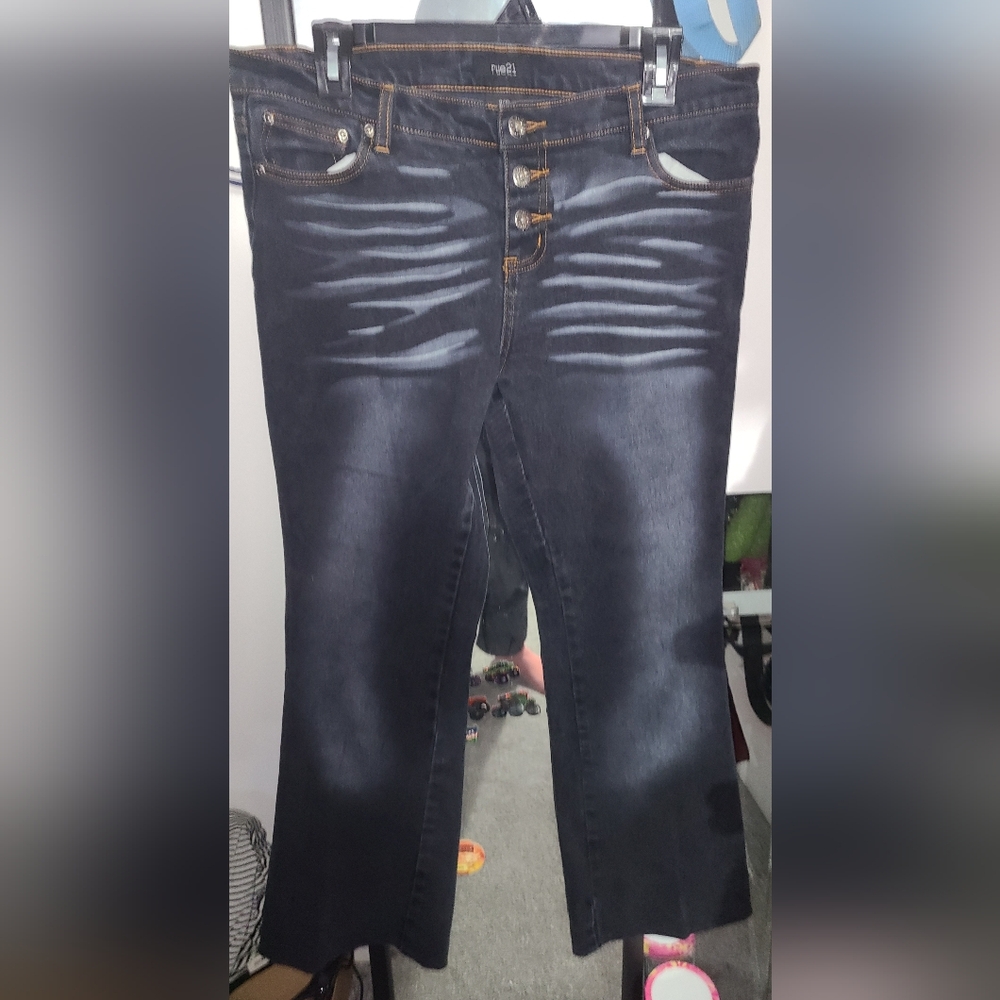 ❤️3/$15❤️JEANS RUE21 SIZE 9/10 Low/Mid Rise - Picture 3 of 4